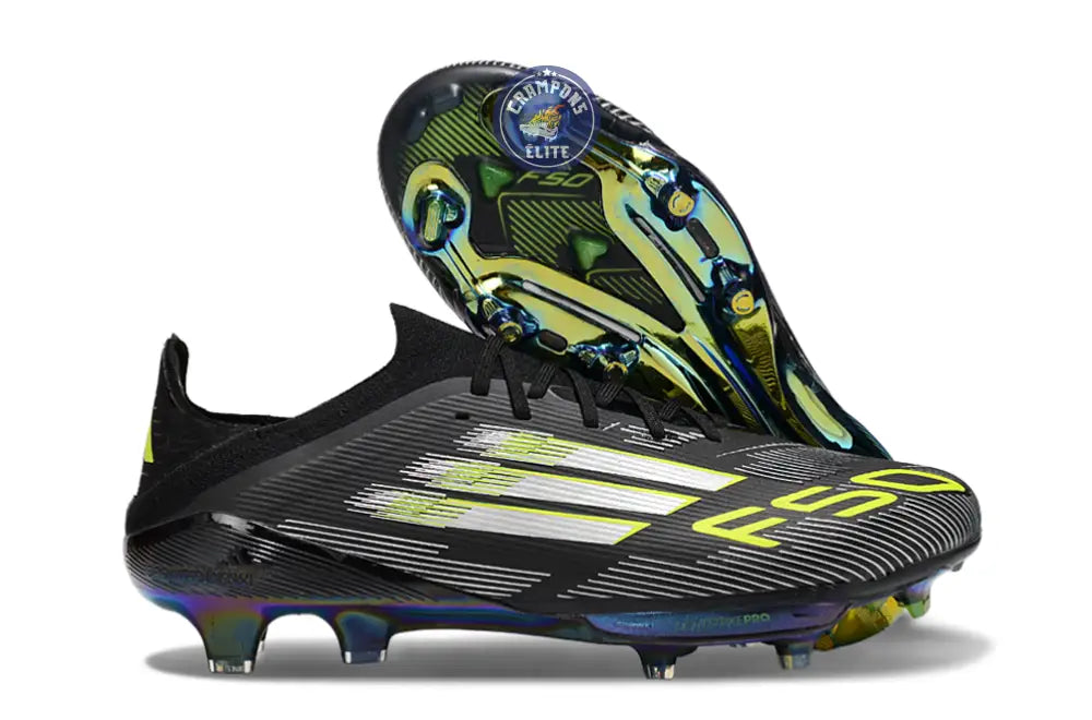 Image of F50 + Lacets FG - Noir/Jaune Fluo/Blanc