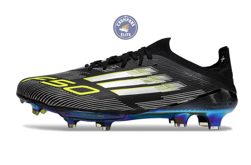 F50 + Lacets FG - Noir/Jaune Fluo/Blanc