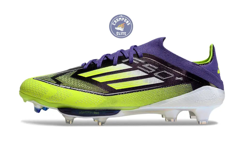 Image of F50 + Lacets FG Fast Reborn - Violet/Blanc/Vert ÉDITION LIMITÉE