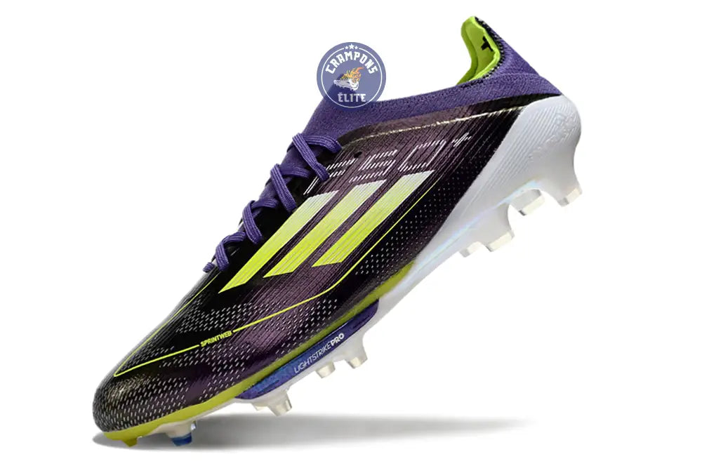 Image of F50 + Lacets FG Fast Reborn - Violet/Blanc/Vert ÉDITION LIMITÉE
