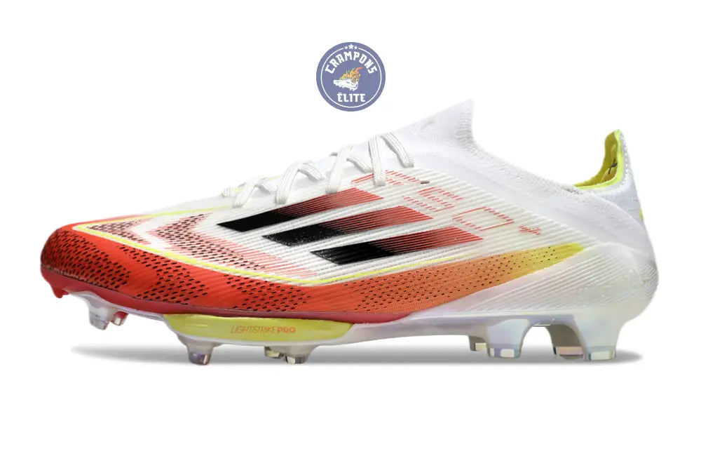 F50 + Lacets FG Pure Victory - Blanc/Noir/Jaune