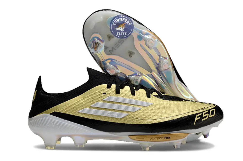 F50 + Lacets FG Triunfo Dorado - Doré/Blanc/Noir