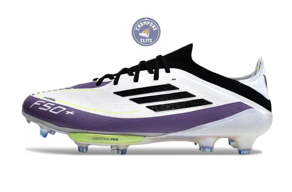 Image of F50 + Lacets FG Triunfo Estelar - Blanc/Noir/Violet