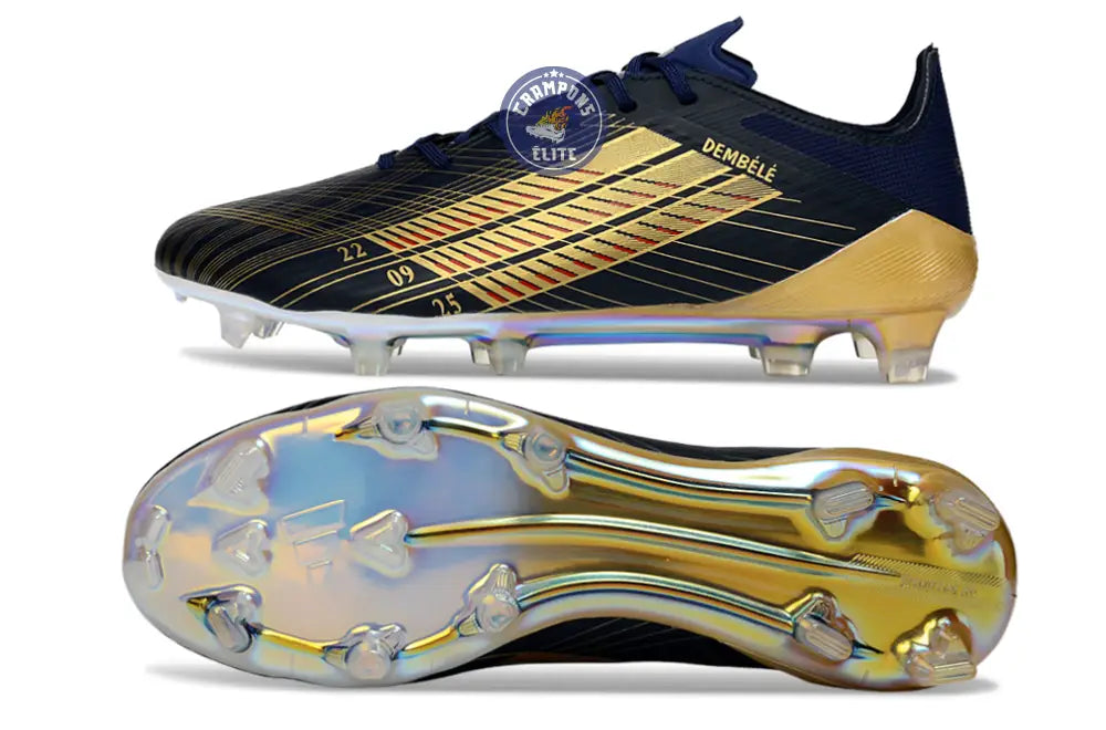 Image of F50 Languette édition speciale OUSMANE DEMBÉLÉ BALLON D’OR - BLEU FONCÉ/OR