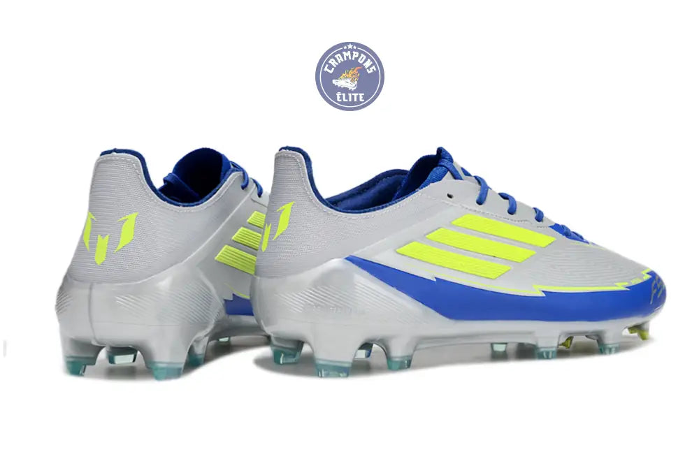 F50 Languette FG - Argenté/Jaune Fluo/Bleu