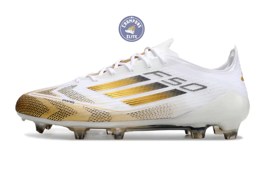F50 Languette FG - Blanc/Doré/Noir
