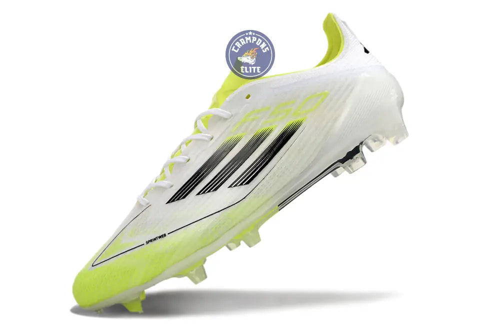F50 Languette FG - Blanc/Jaune Fluo/Noir