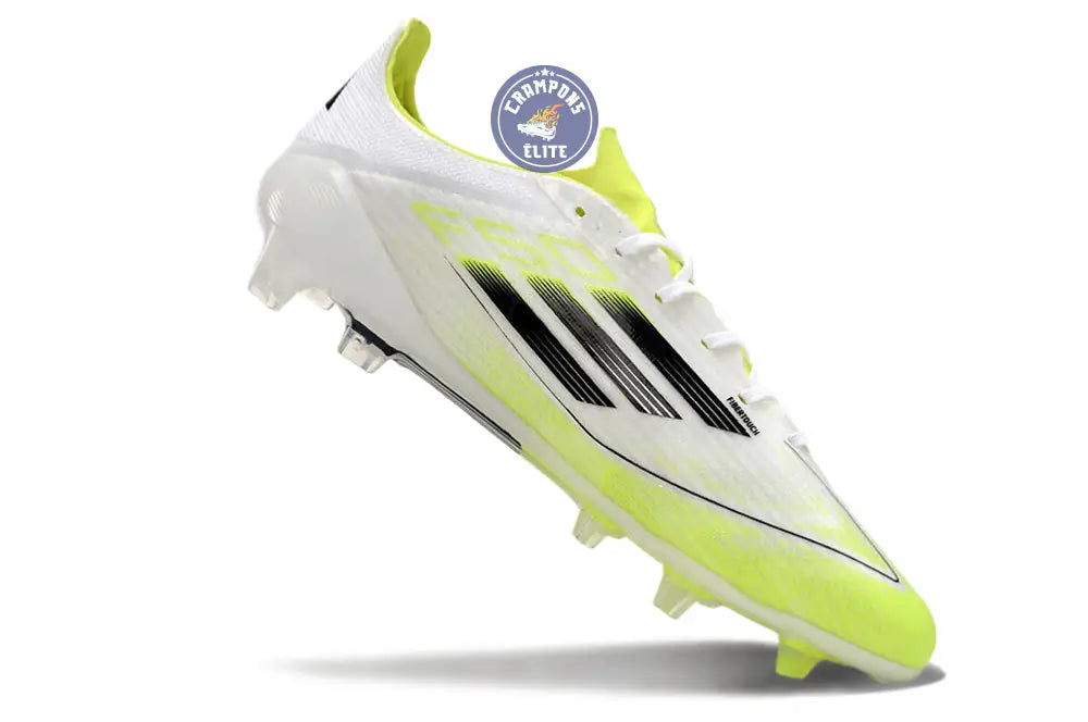 F50 Languette FG - Blanc/Jaune Fluo/Noir