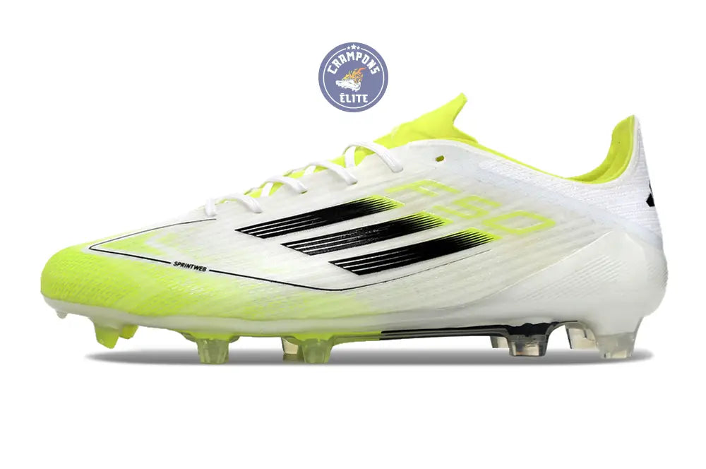 Image of F50 Languette FG - Blanc/Jaune Fluo/Noir
