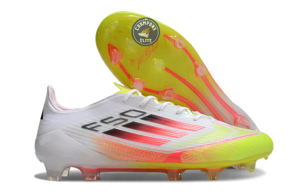 Image of F50 Languette FG - Blanc/Orange/Rose/Jaune Fluo/Noir