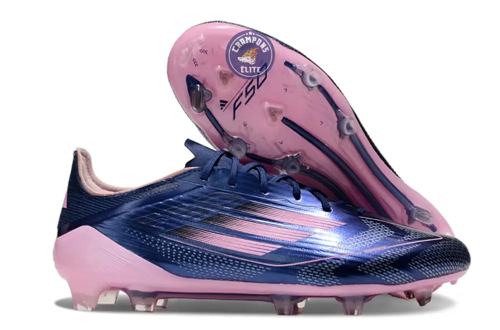 Image of F50 Languette FG - Bleu Foncé/Rose