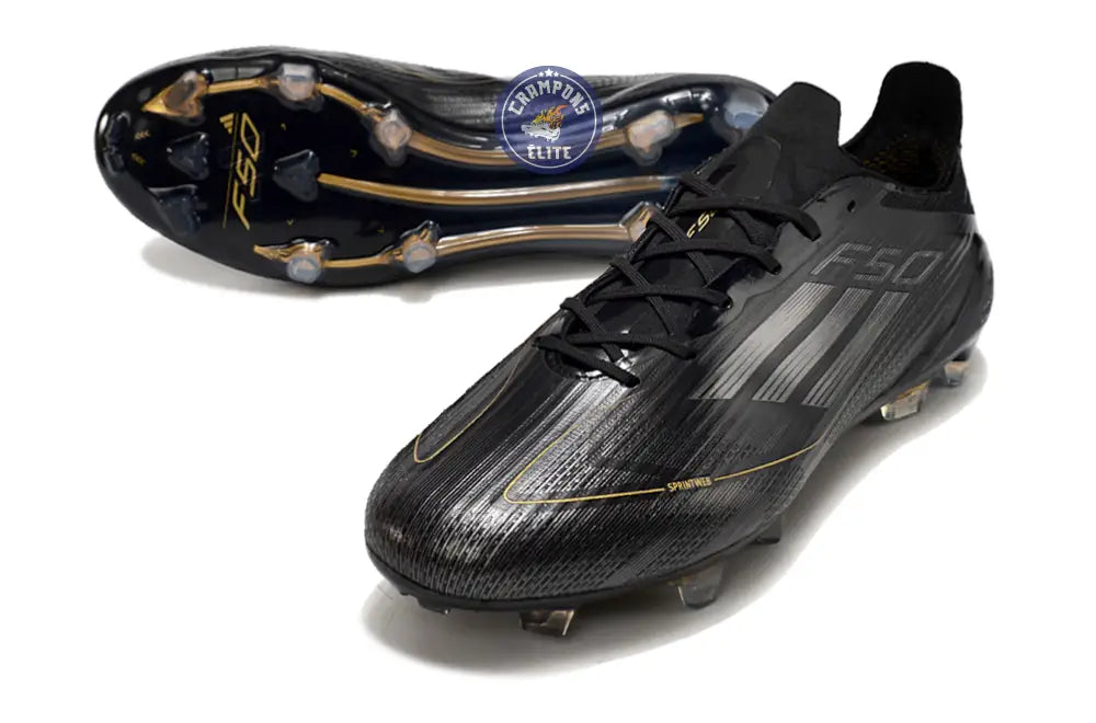 Image of F50 Languette FG Dark Spark - Noir/Argenté/Doré