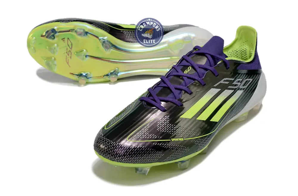 Image of F50 Languette FG Fast Reborn - Violet/Blanc/Vert ÉDITION LIMITÉE