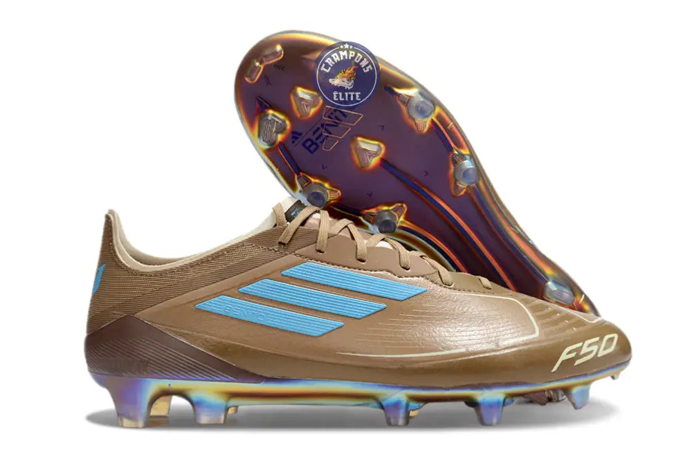 Image of F50 Languette FG Messi X Bad Bunny Elite FG - Cardboard/Blanc/Turquoise ÉDITION LIMITÉE