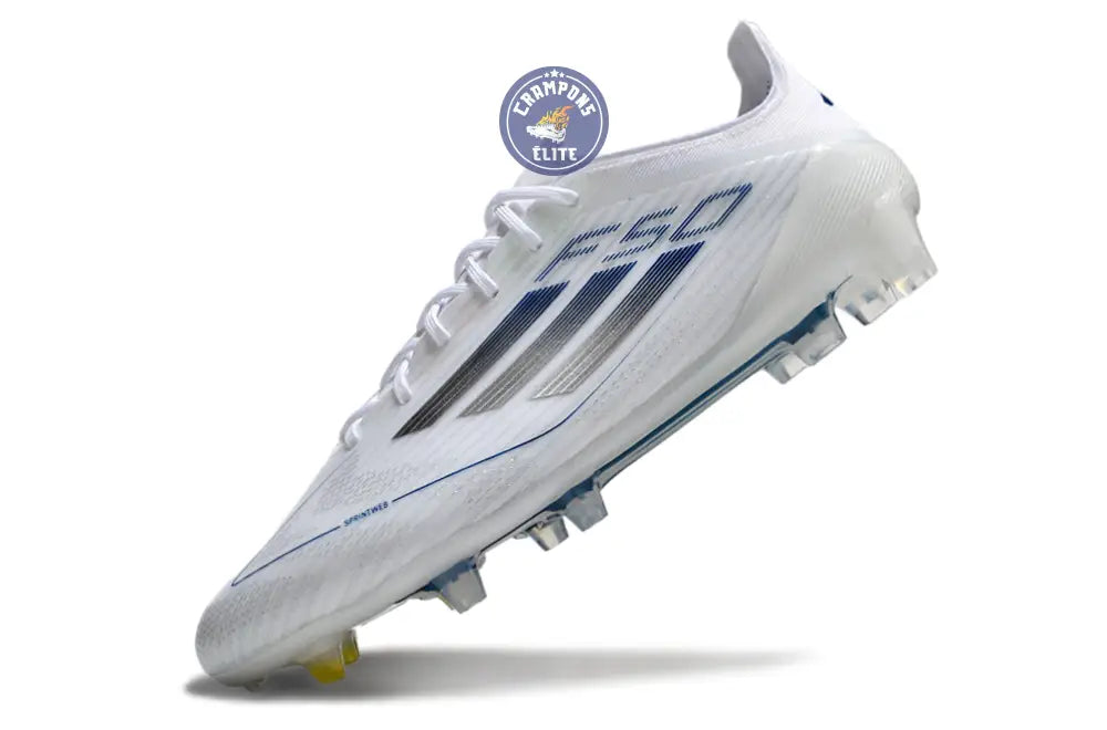 Image of F50 Languette FG - Blanc/Argenté/Bleu