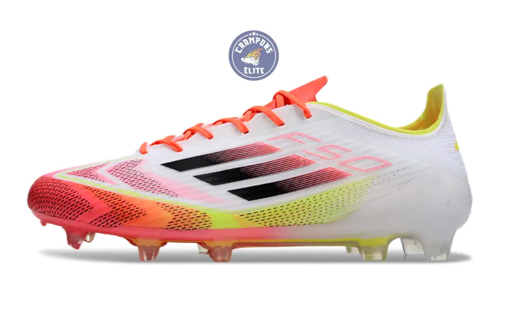 F50 Languette FG Pure Victory - Blanc/Noir/Jaune