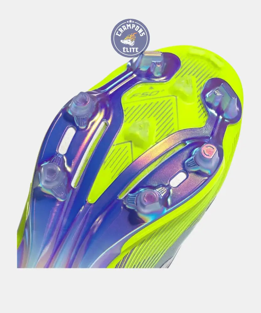 F50 + Languette FG Radiant Blaze - Violet/Blanc/Vert