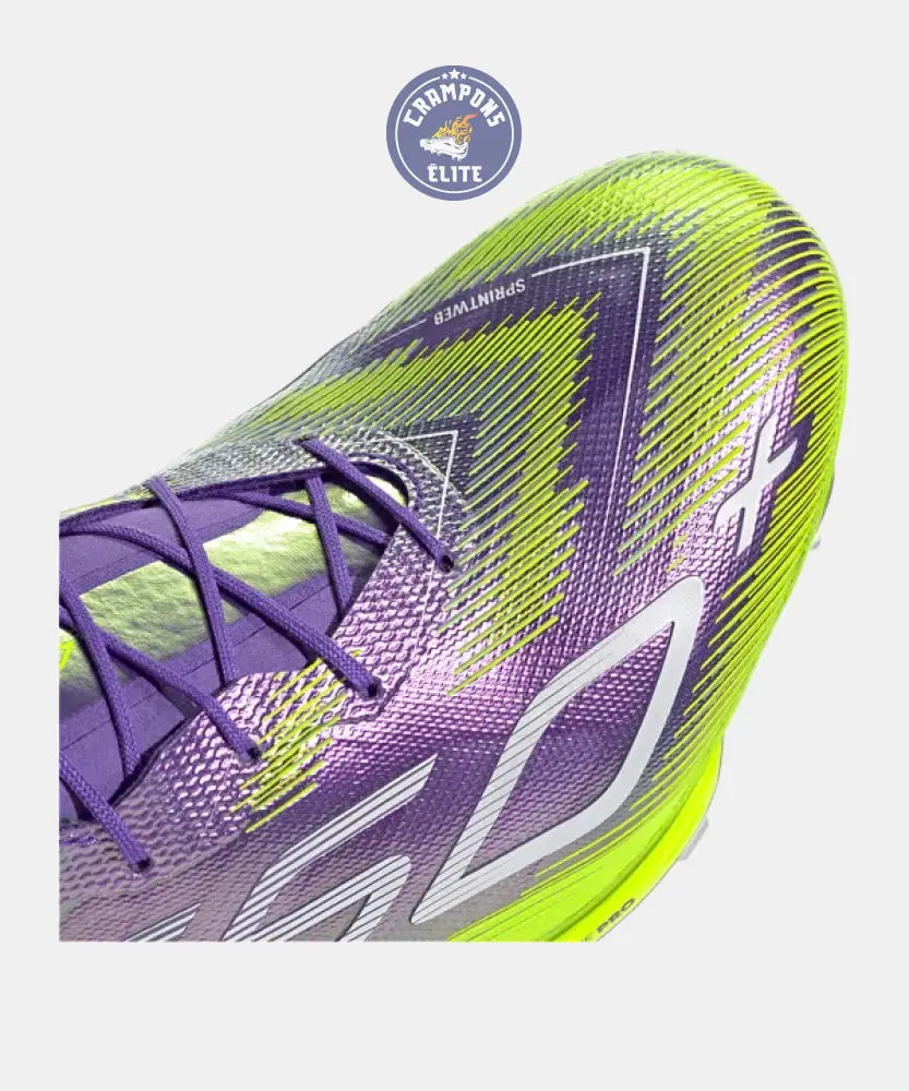 Image of F50 + Languette FG Radiant Blaze - Violet/Blanc/Vert