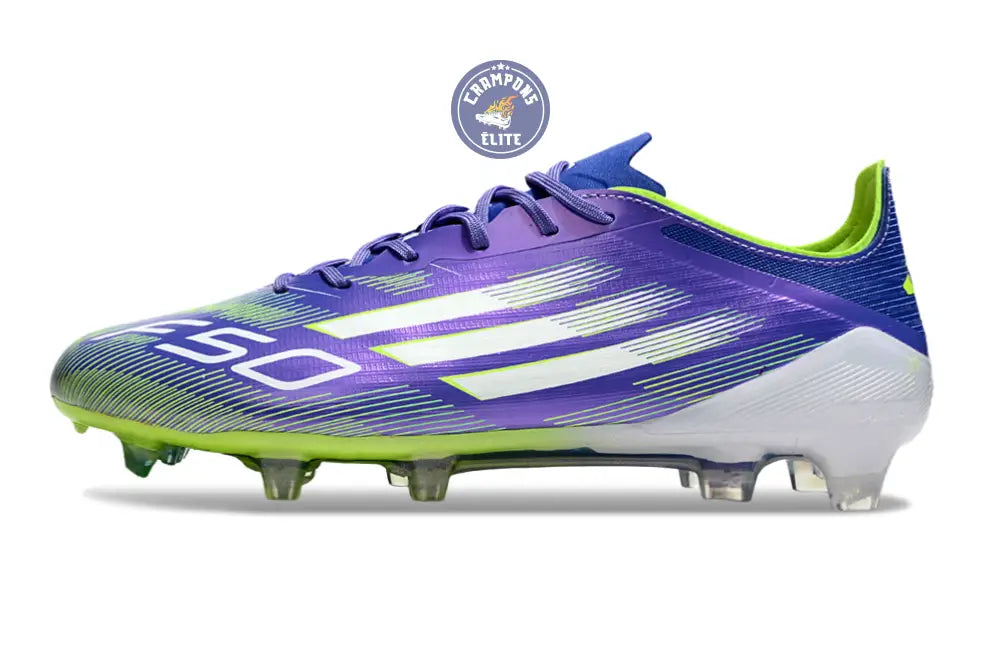 F50 Languette FG - Violet/Bleu/Jaune Fluo/Blanc