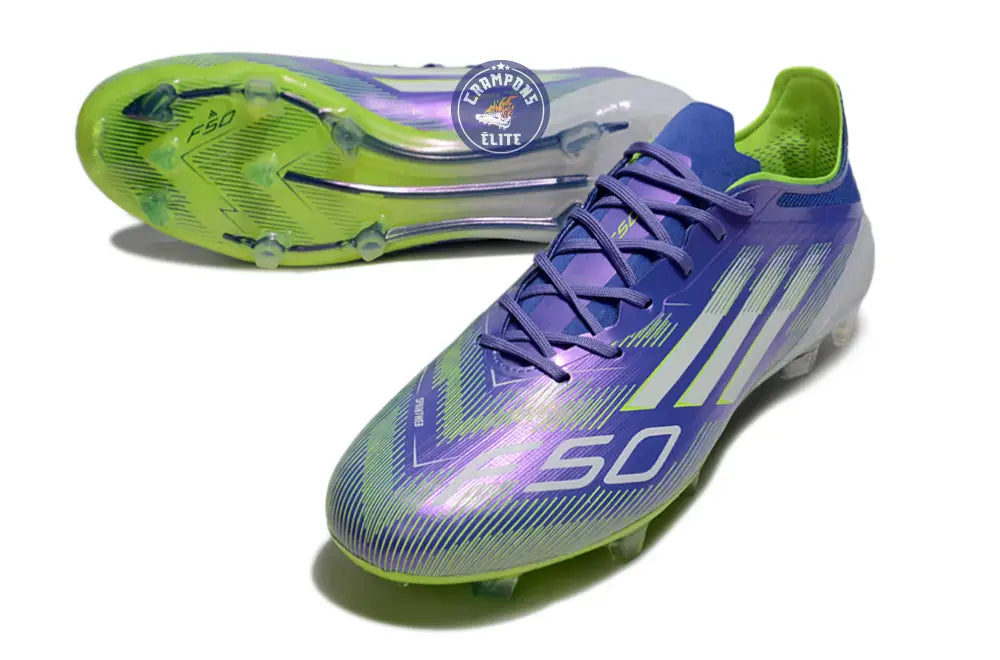 F50 Languette FG - Violet/Bleu/Jaune Fluo/Blanc