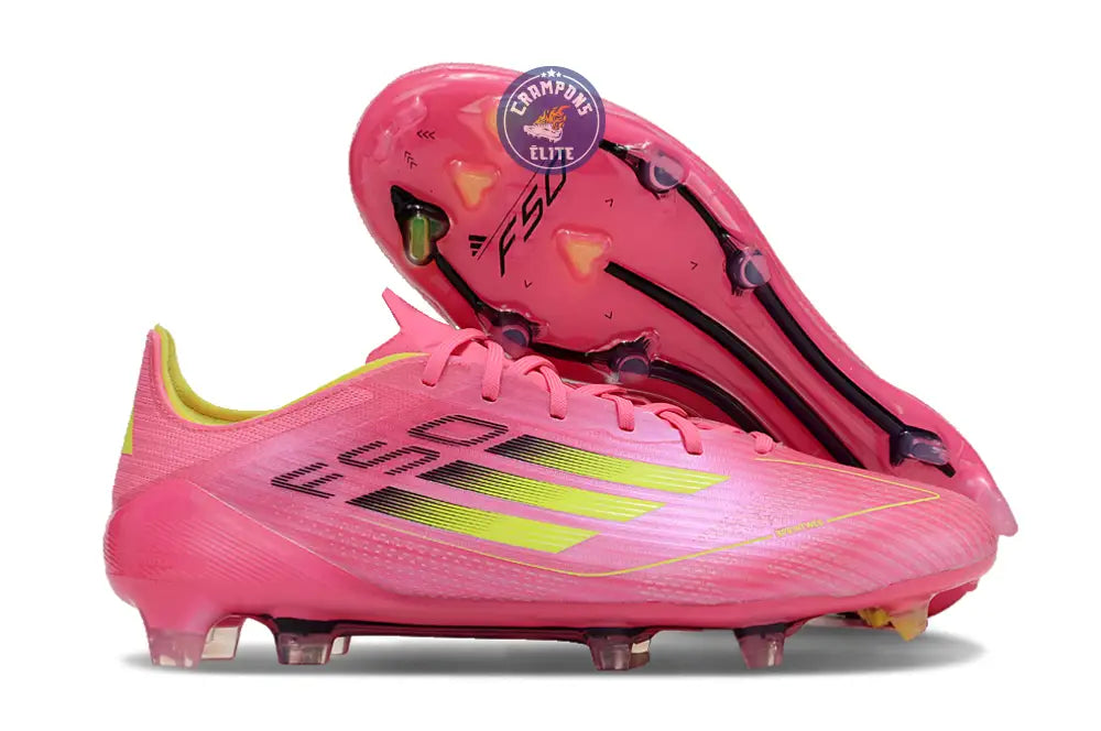 Image of F50 Languette FG - Rose/Jaune Fluo/Noir