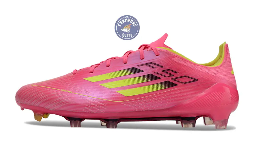 Image of F50 Languette FG - Rose/Jaune Fluo/Noir