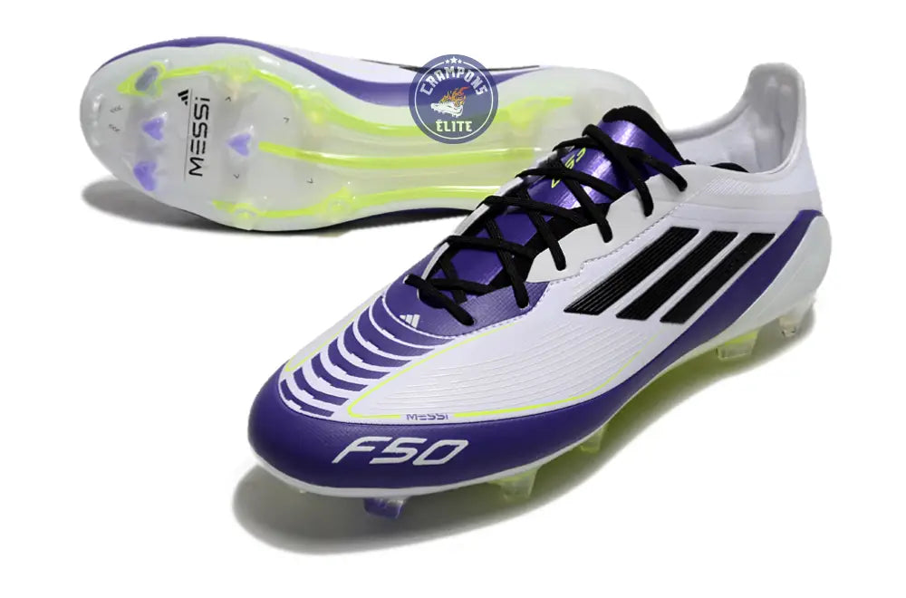 F50 Languette FG Triunfo Estelar - Blanc/Noir/Violet