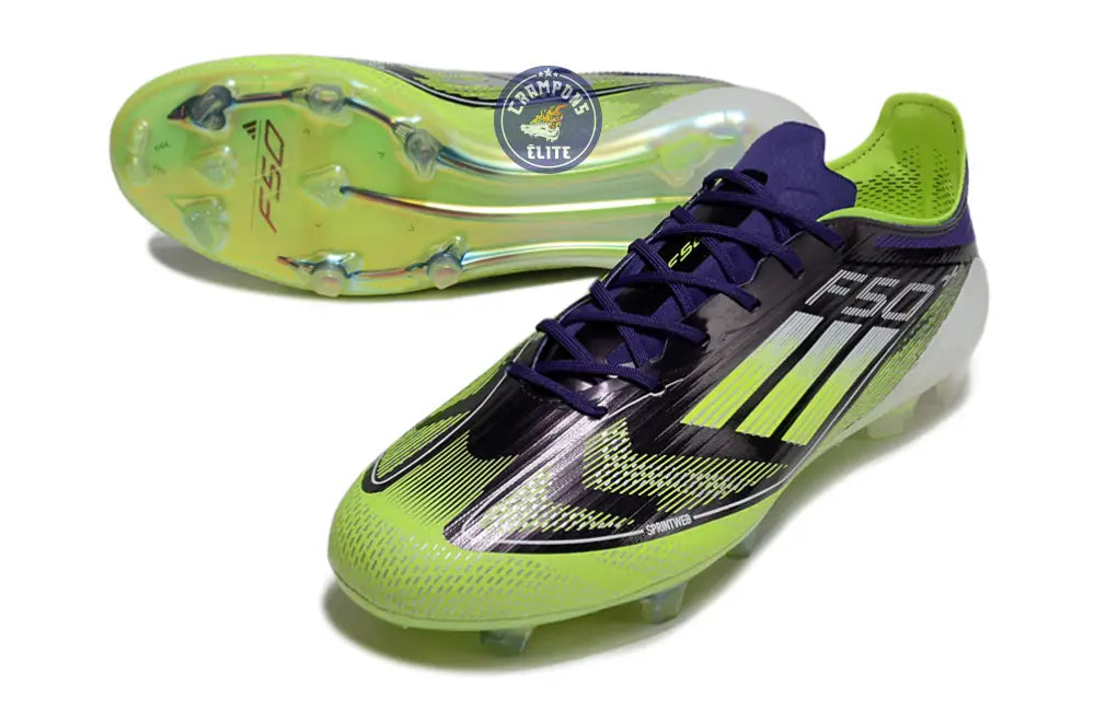 F50 Languette FG - Violet/Jaune Fluo/Blanc