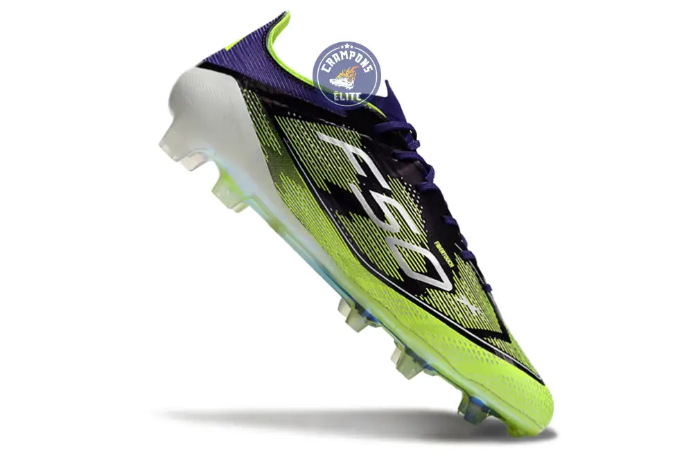 F50 Languette FG - Violet/Jaune Fluo/Blanc
