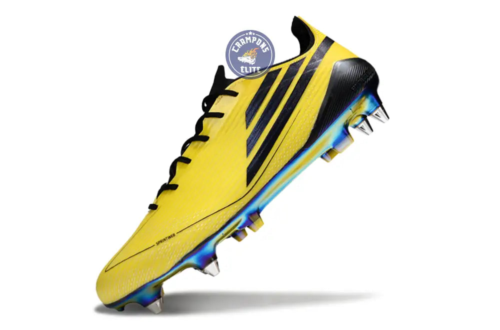 Image of F50 Languette SG Adizero 2010 FG Remake - Jaune/Noir ÉDITION LIMITÉE
