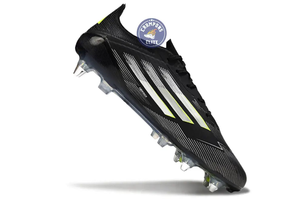 F50 Languette SG - Noir/Jaune Fluo/Argenté