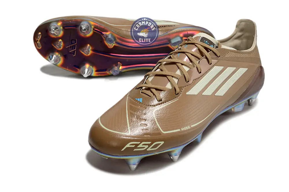 F50 Languette SG Messi X Bad Bunny Elite FG - Cardboard/Blanc/Turquoise ÉDITION LIMITÉE