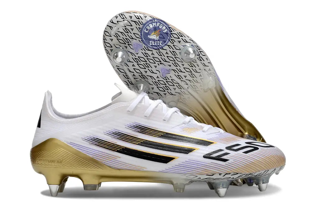 Image of F50 Languette SG Road to Glory - Blanc/Noir/Doré
