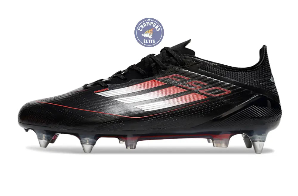 F50 Languette SG Stealth Victory - Noir/Argenté/Lucid Red