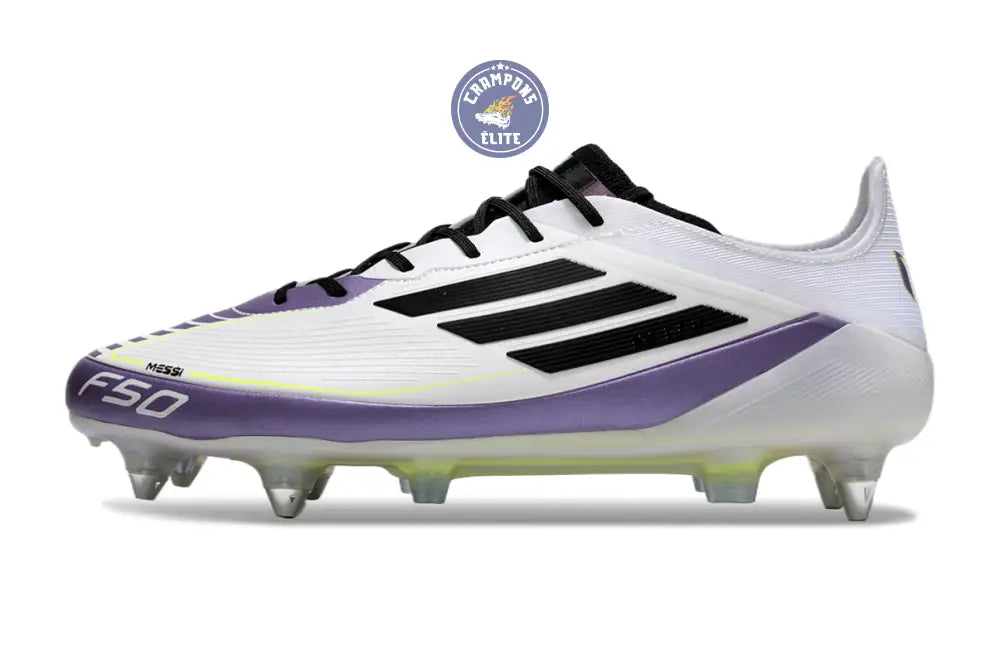 Image of F50 Languette SG Triunfo Estelar - Blanc/Noir/Violet