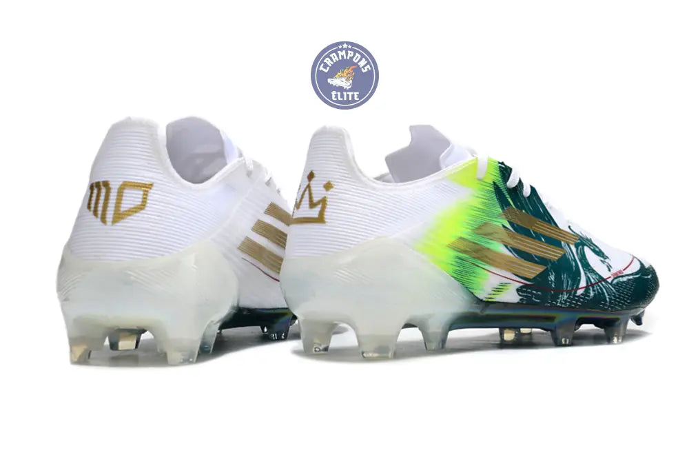 Image of F50 Languette Mohamed Salah FG - Blanc/Vert/Doré