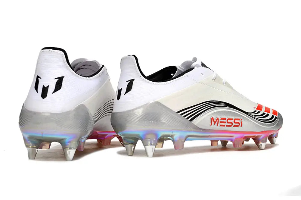F50 MESSI ELITE SG PRESTIG10 - BLANC/LUCID RED/ARGENTÉ