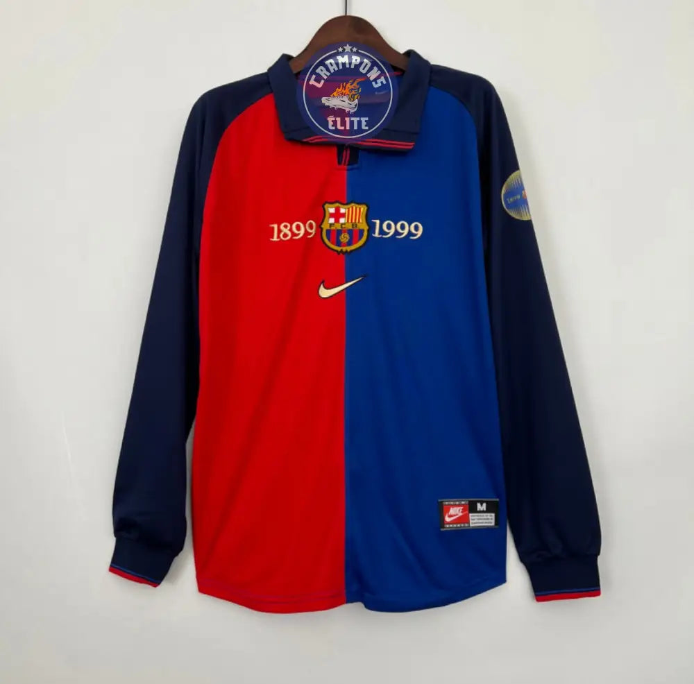 Image of FC Barcelone 1999/00 Domicile à manches longues