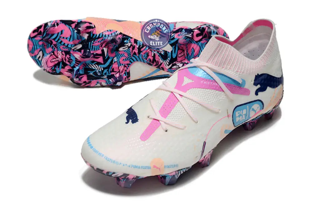 Future 7 Match FG/AG Volume Up - Blanc/Bleu/Poison Pink/Fizzy Melon/Bleu