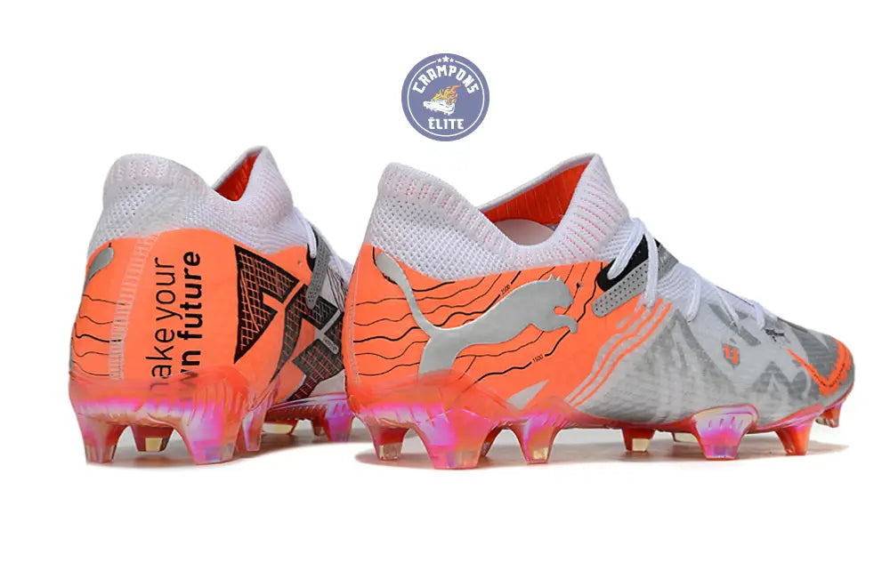 Future 7 Ultimate FG/AG Conquer your Mountain - Blanc/Orange/Argenté ÉDITION LIMITÉE