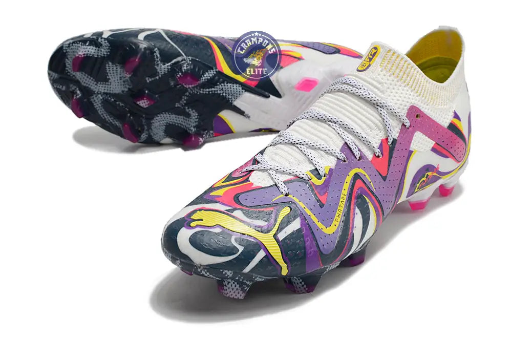 Future Ultimate FG Creativity - Blanc/Violet/Jaune ÉDITION LIMITÉE