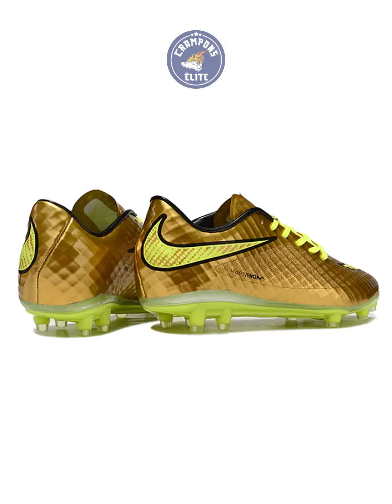 Hypervenom Phantom Premium FG - Or/Volt/Noir