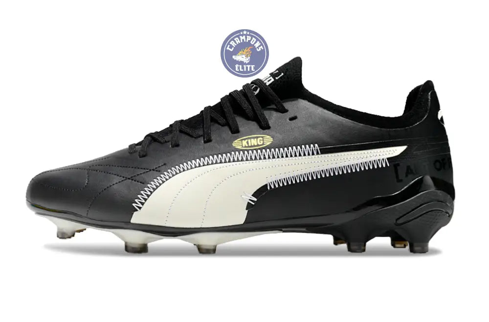 King Ultimate FG/AG Art of Football - Noir/Alpine Snow/Doré/Blanc ÉDITION LIMITÉE