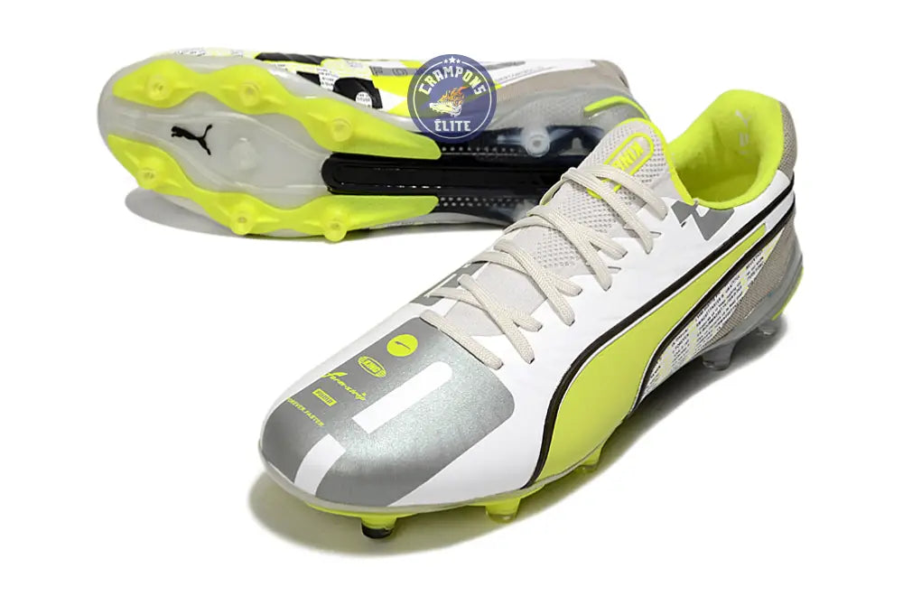 King Ultimate FG/AG Forever - Gris/Electric Lime/Blanc/Flat Light Gray ÉDITION LIMITÉE