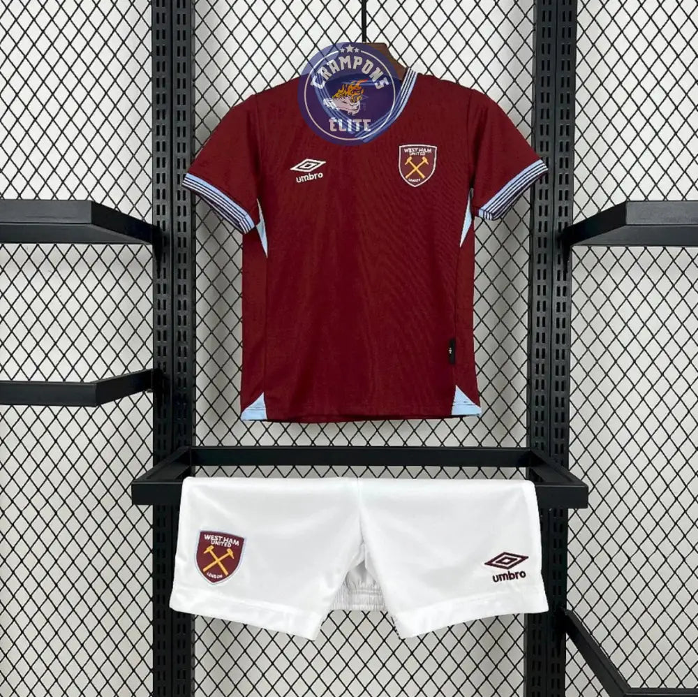Image of Kits Enfants West Ham 2025/26 Domicile