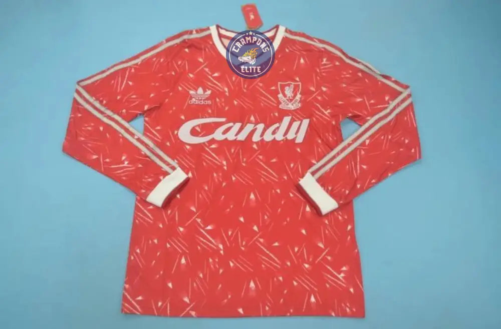Image of Liverpool 1989/90 Domicile à manches longues