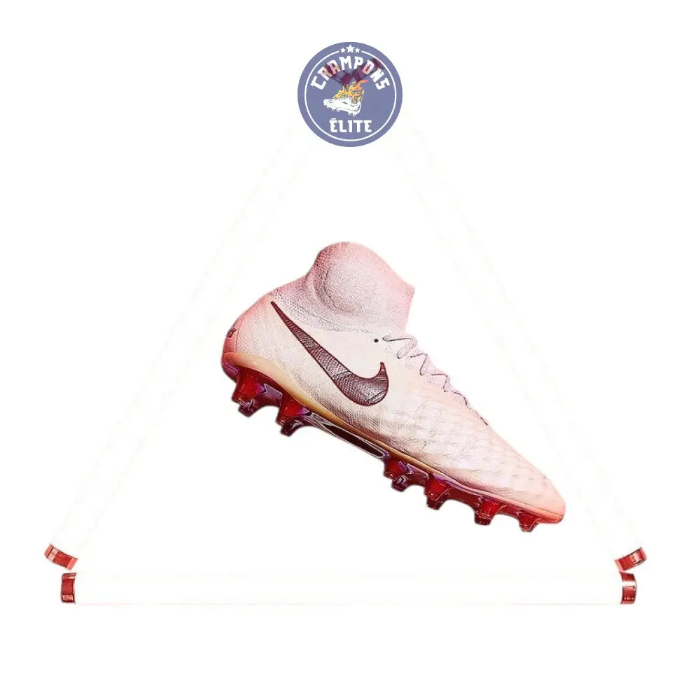 Image of MAGISTA OBRA 2 ELITE DF FG JUST DO IT - BLANC/ROUGE CRAMOISI