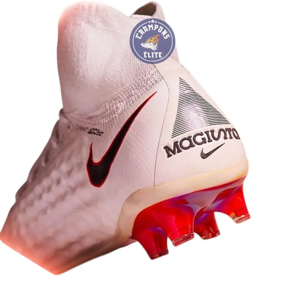 Image of MAGISTA OBRA 2 ELITE DF FG JUST DO IT - BLANC/ROUGE CRAMOISI