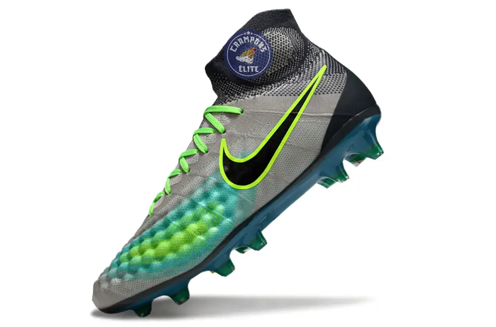 Image of Nike Magista Obra 2 FG Pack - Gris/Vert/Vert Turquoise