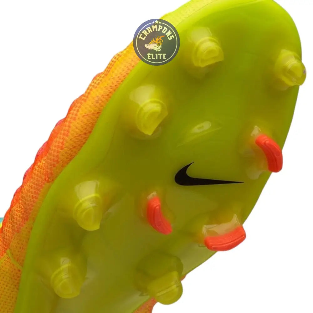 Image of NIKE MAGISTA OBRA II FG JAUNE FLUO/ORANGE/TURQUOISE